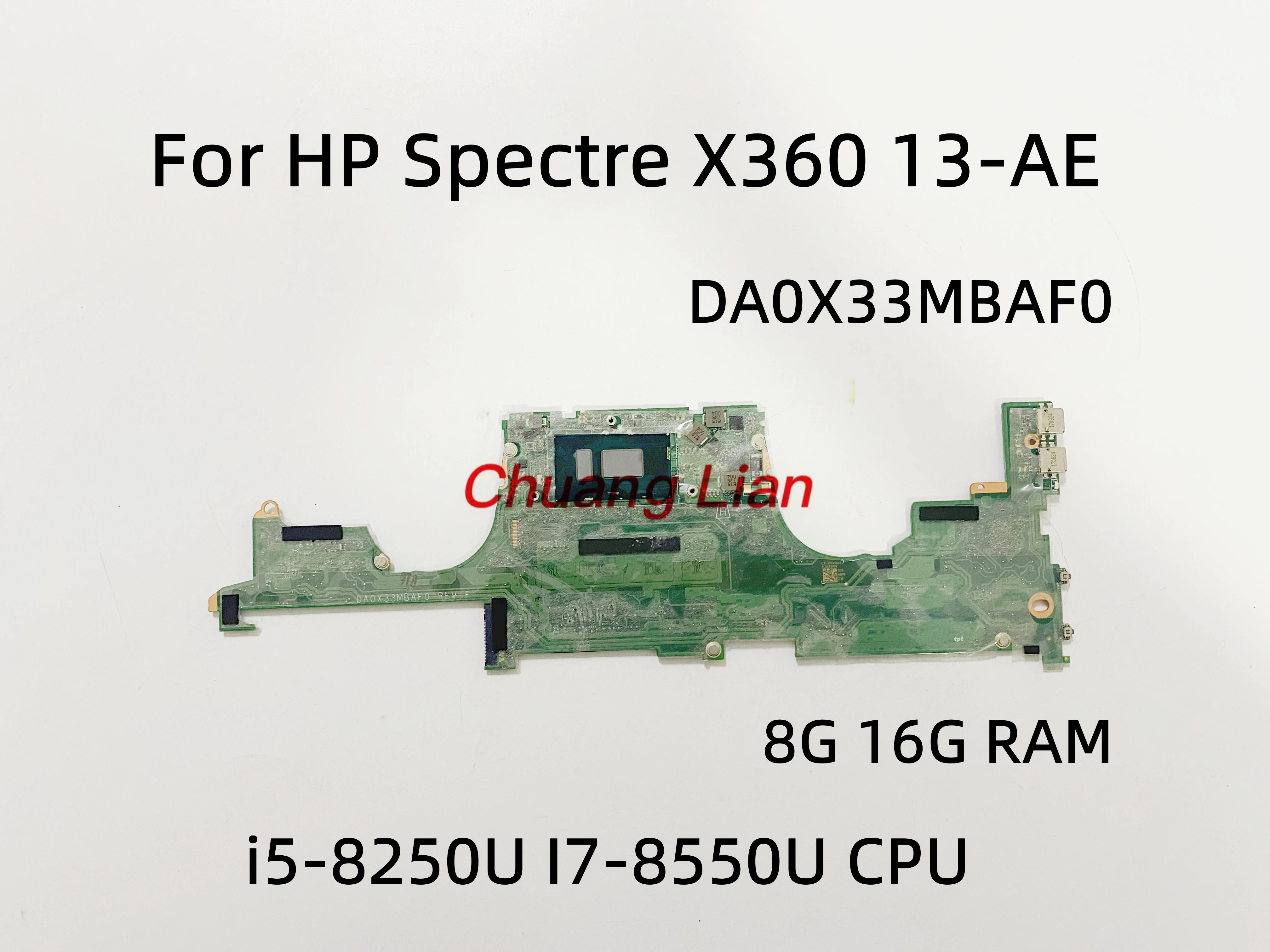 DA0X33MBAF0 HP Spectre X360 13-AE 13-AE012DX Ʈ   i5-8250U I7-8550U CPU 8G 16G RAM 941884-601100%